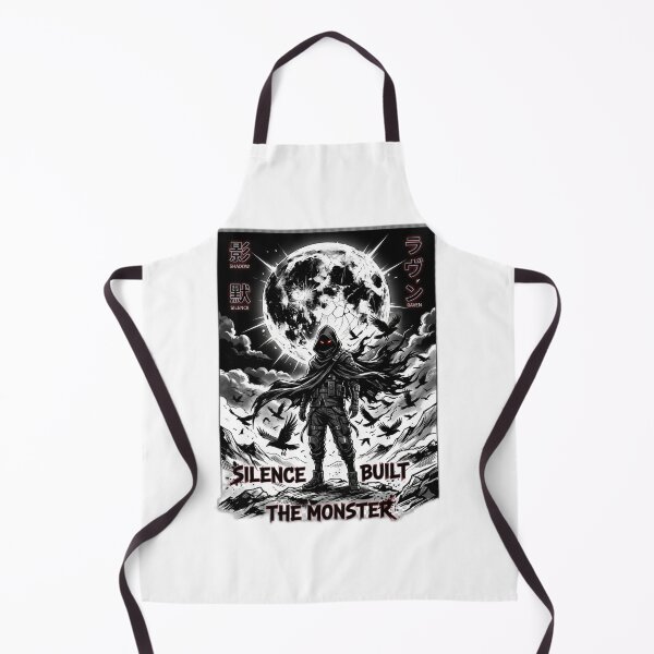 Item preview, Silence Built The Monster | Dark Anime Inspired Streetwear Design designed and sold by AD-NOVA!!!.