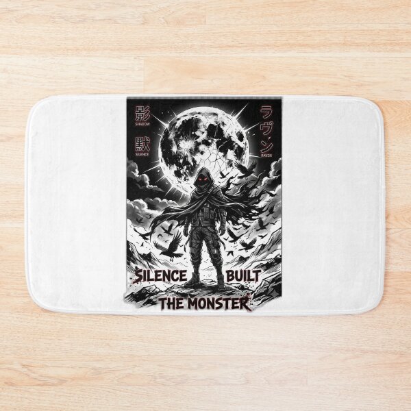 Item preview, Silence Built The Monster | Dark Anime Inspired Streetwear Design designed and sold by AD-NOVA!!!.