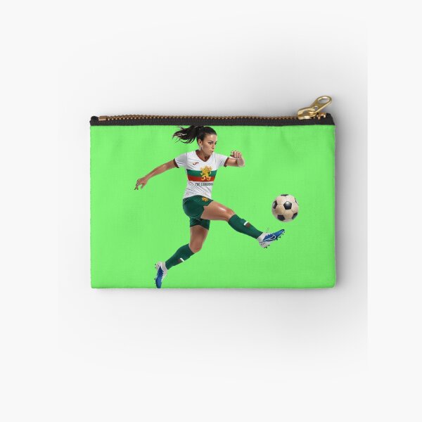 Item preview, Bulgarian Soccer Girl Kicking Football Sports Art designed and sold by Utopian-Magic.