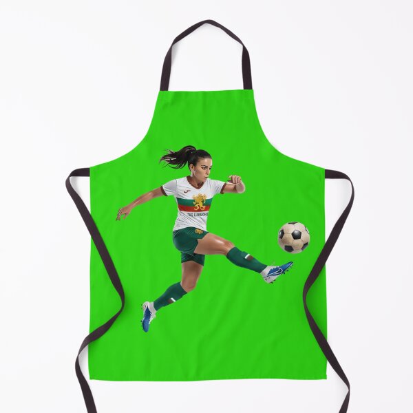 Item preview, Bulgarian Soccer Girl Kicking Football Sports Art designed and sold by Utopian-Magic.