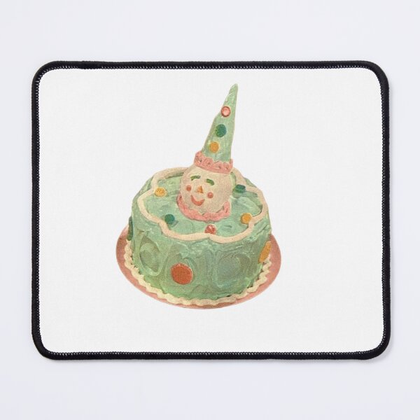 Item preview, clown cake designed and sold by rosesbystorm.