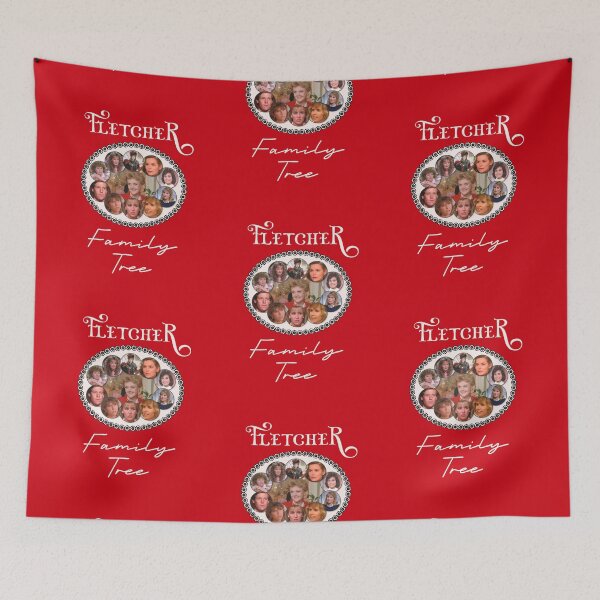Item preview, Fletcher Family Tree (on Red) designed and sold by PawsitiveMum3.