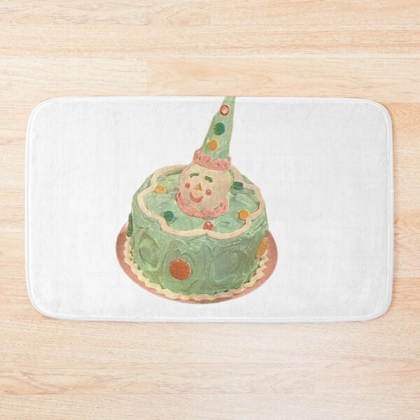 Item preview, clown cake designed and sold by rosesbystorm.