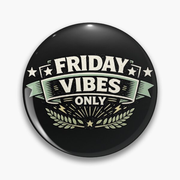 Item preview, Friday Vibes Only designed and sold by Elisabeth Lucas.