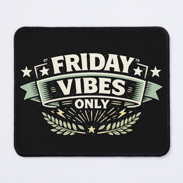 Item preview, Friday Vibes Only designed and sold by Elisabeth Lucas.