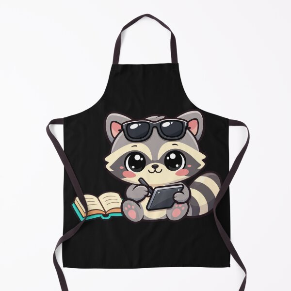 Item preview, Kawaii Raccoon Drawing Tablet & Book designed and sold by Tsugraf Designs.