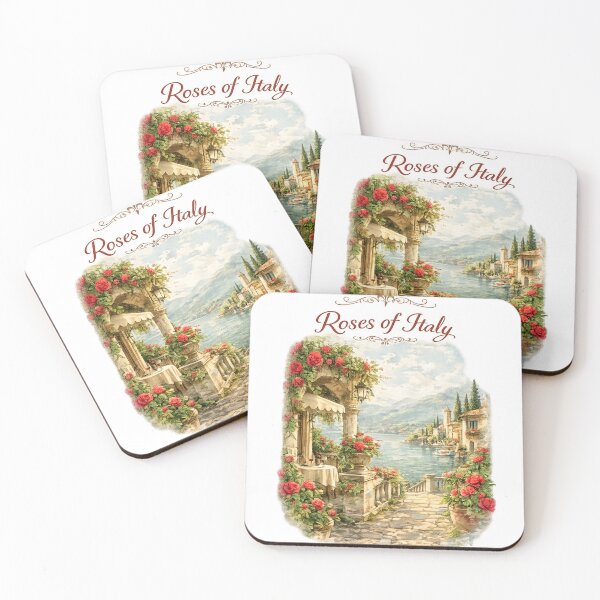 Item preview, Roses of Italy – Vintage Lake Garden designed and sold by Blueberry-art23.