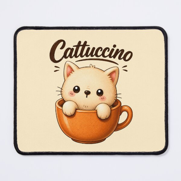 Item preview, Cattuccino Cute Coffee Cat designed and sold by olosra.