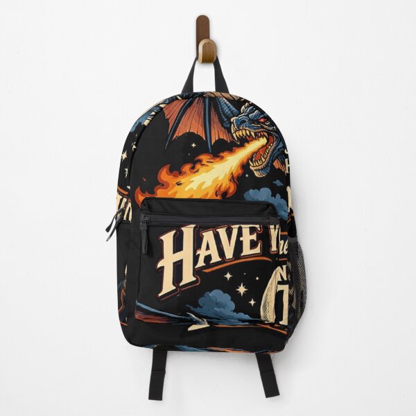 Item preview, Winged Reptile Hot Breath Dark Sky Graphic designed and sold by Tsugraf Designs.