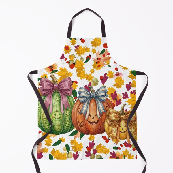 Item preview, Watercolor Vintage Halloween Jack O Lantern Pumpkins with Bows - Fall Autumn Foliage Graphic designed and sold by VibranPalette.