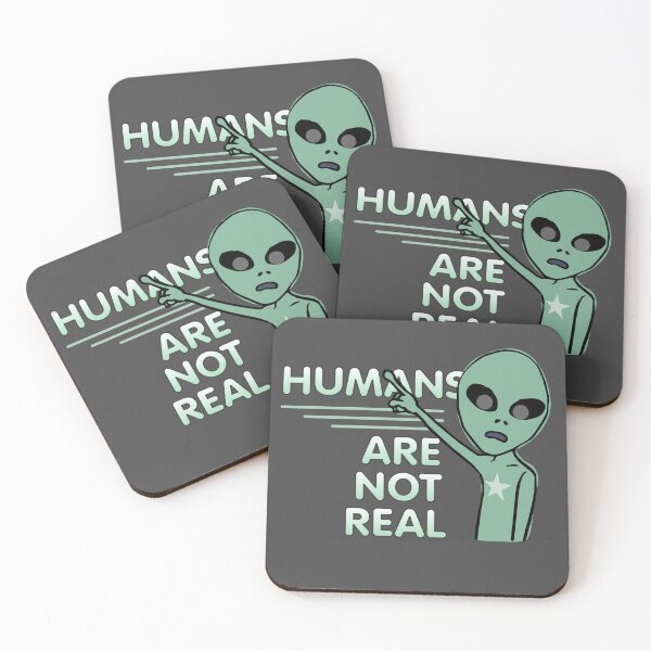 Item preview, Humans Are Not Real designed and sold by DalePrestonArt.