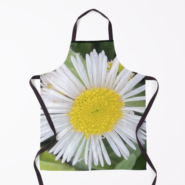 Item preview, Vibrant White and Yellow Daisy Fleabane Macro Photography designed and sold by greyforaday.