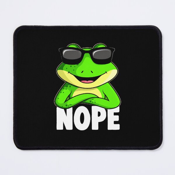 Item preview, Nope Funny Cool Frog Sunglasses Meme Graphic designed and sold by MiALopezArt.
