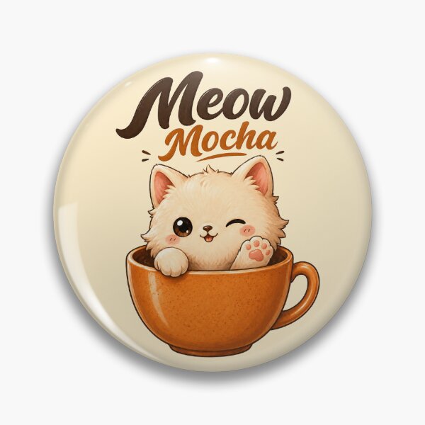 Item preview, Meow Mocha Cute Coffee Kitten designed and sold by olosra.