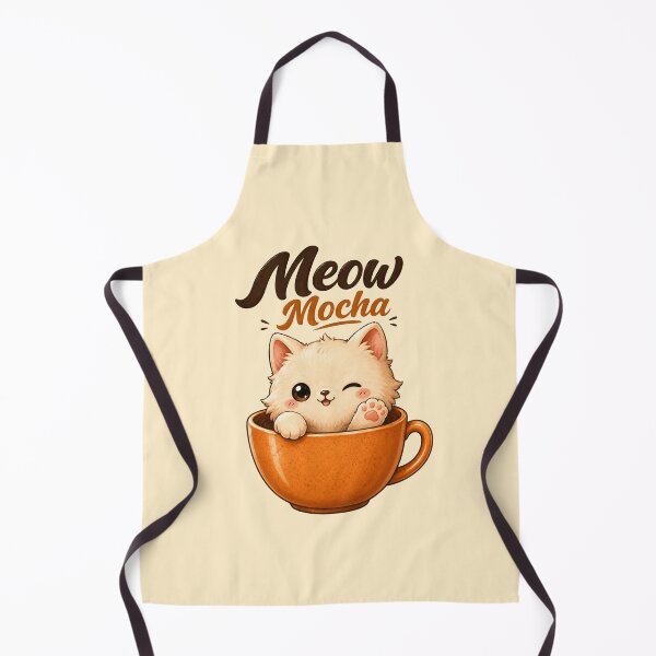 Item preview, Meow Mocha Cute Coffee Kitten designed and sold by olosra.