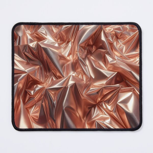 Item preview, Crumpled Rose Gold Foil Metallic Texture designed and sold by Sabyta.