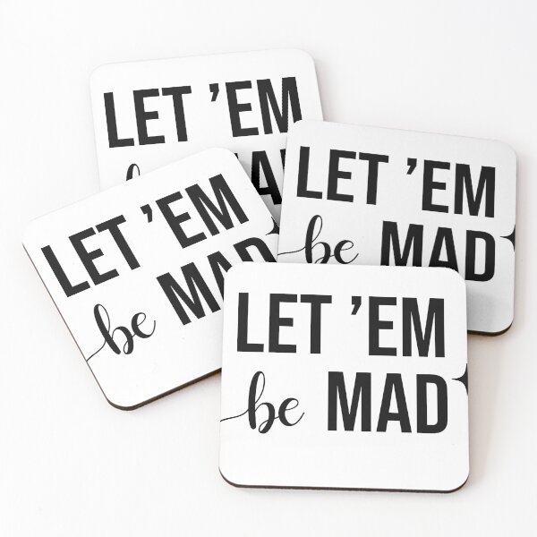 Item preview, Let ’Em Be Mad Unbothered Quote T-Shirt – Sassy Protect Your Peace Typography designed and sold by InkRevolt.