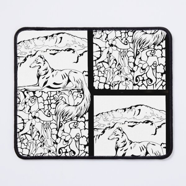 Item preview, Mountain Silken Black and White designed and sold by LauraGarabedian.