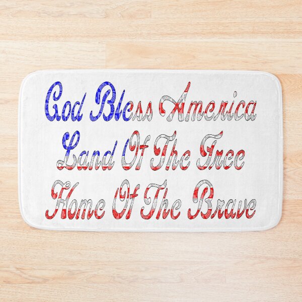 Item preview, God Bless America (Cursive): Rose Pop Art designed and sold by SarahJosArt.