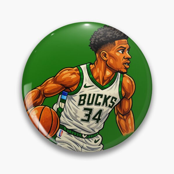 Item preview, Milwaukee Bucks NBA designed and sold by Luke Foran Sports Art.
