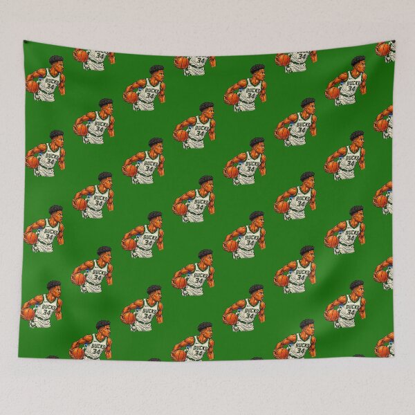 Item preview, Milwaukee Bucks NBA designed and sold by Luke Foran Sports Art.