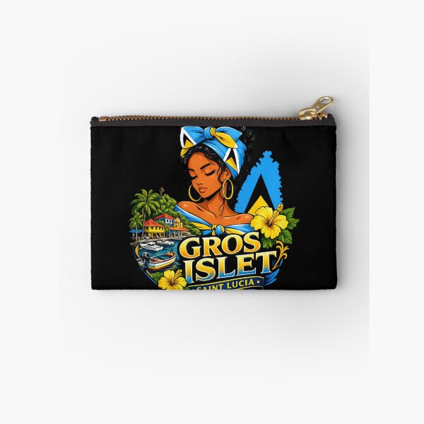 Item preview, Gros ilet Saint Lucia Messy bun with Flag Bow designed and sold by scicilysimonee.