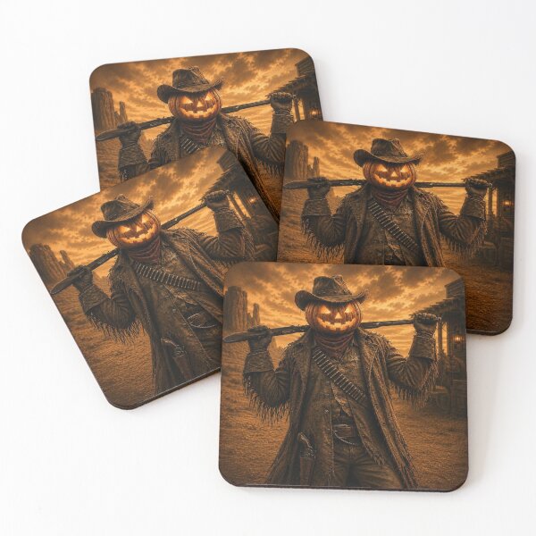 Item preview, Headless Horseman Outlaw Portrait – Halloween Western Fantasy Art designed and sold by TheHorsemanRidesAgain.