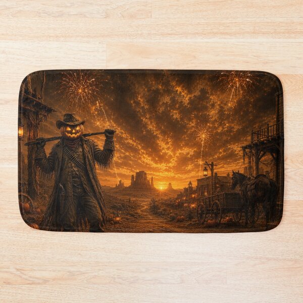 Item preview, Headless Horseman Outlaw Portrait – Halloween Western Fantasy Art designed and sold by TheHorsemanRidesAgain.