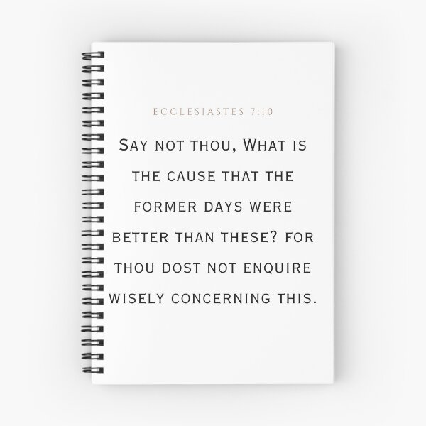 Item preview, Ecclesiastes 7:10 designed and sold by Undonemadenew.