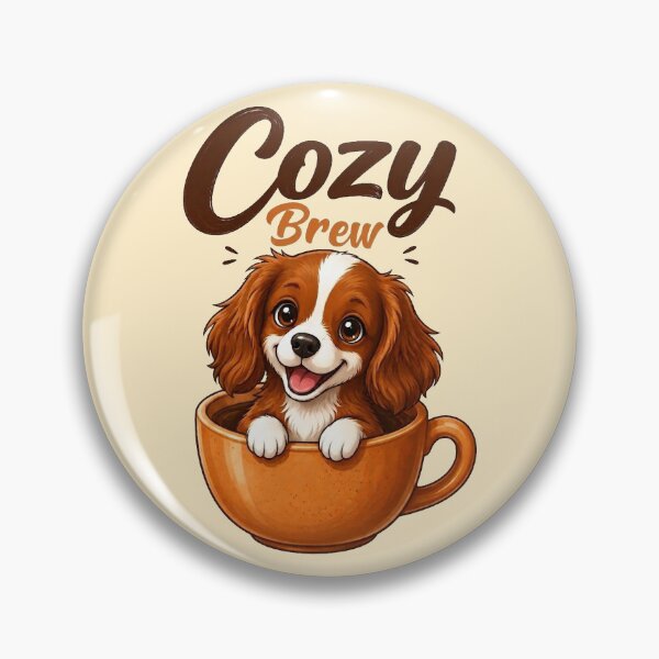 Item preview, Cozy Brew Cute Coffee Dog designed and sold by olosra.