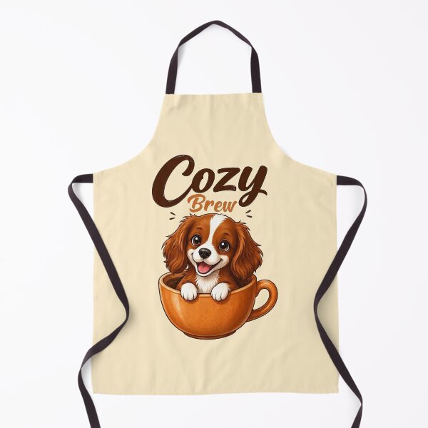 Item preview, Cozy Brew Cute Coffee Dog designed and sold by olosra.