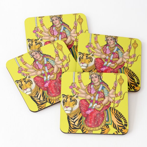 Item preview, Goddess Durga Artwork | Sacred Hindu Divine Mother Digital Art designed and sold by Harshit_Digital_Arts.