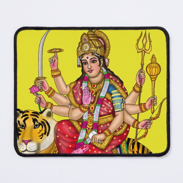 Item preview, Goddess Durga Artwork | Sacred Hindu Divine Mother Digital Art designed and sold by Harshit_Digital_Arts.