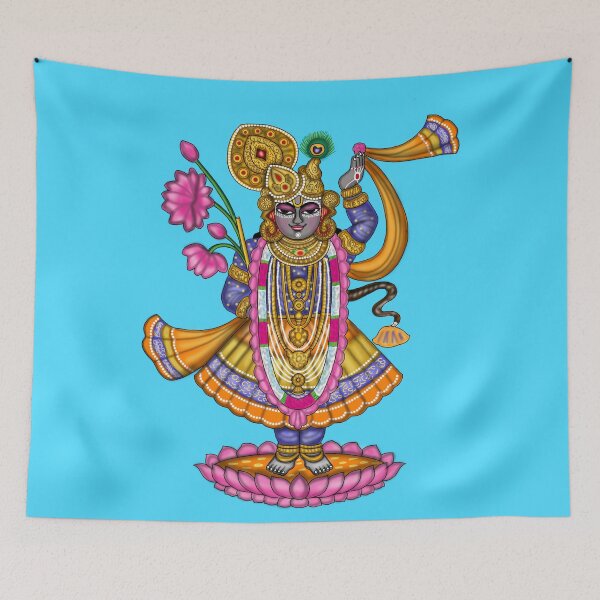 Item preview, Lord Shree Nath Artwork | Sacred Hindu Divine Digital Art Illustration designed and sold by Harshit_Digital_Arts.