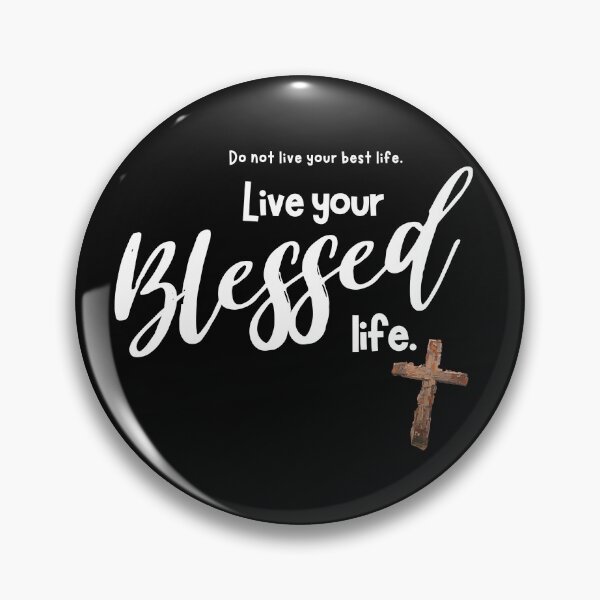 Item preview, Live your Blessed life - white designed and sold by Cane & Abel Creations ..