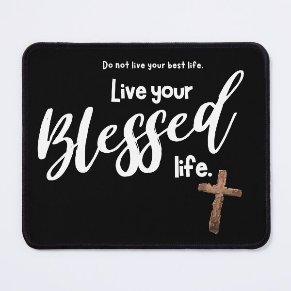 Item preview, Live your Blessed life - white designed and sold by Cane & Abel Creations ..