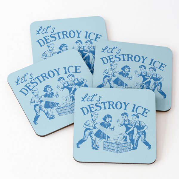 Item preview, Let's Destroy Ice designed and sold by TeeThePeopleSF.