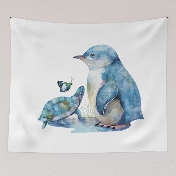 Item preview, Little Blue Fairy Penguin and Friends designed and sold by Karin Taylor.