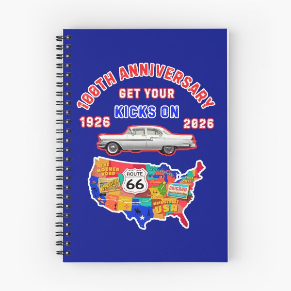 Item preview, Get Your Kicks On Route 66 100th Anniversary designed and sold by WoodburyLake.