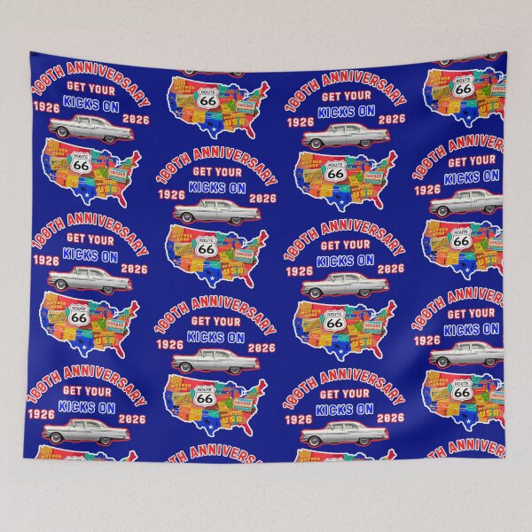 Item preview, Get Your Kicks On Route 66 100th Anniversary designed and sold by WoodburyLake.