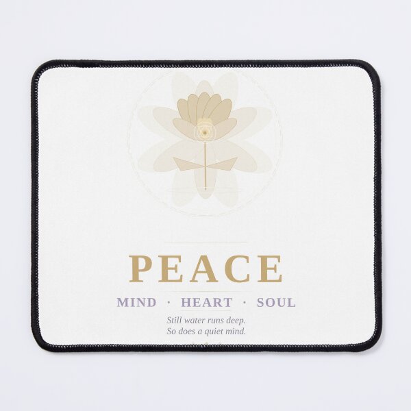 Item preview, PEACE – Mind Heart Soul | Lotus Spiritual T-Shirt designed and sold by Our-redbubble.