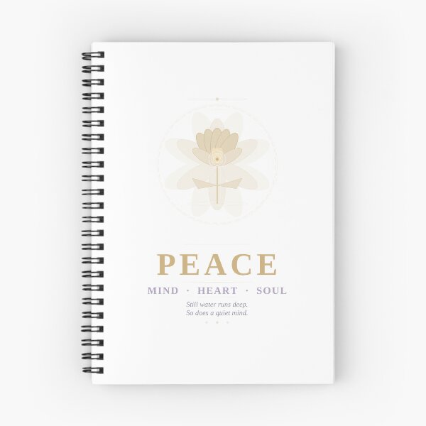 Item preview, PAZ – Mente, Corazón y Alma | Camiseta espiritual Lotus designed and sold by Our-redbubble.
