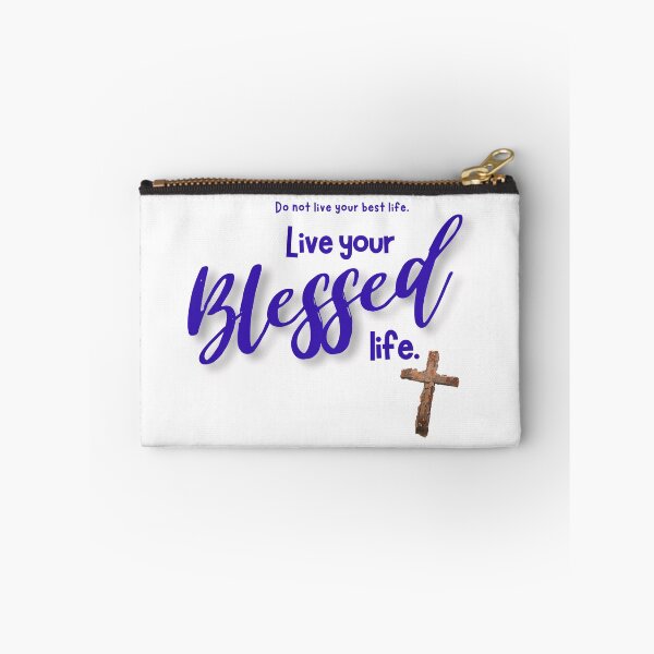 Item preview, Live your Blessed life - blueberry designed and sold by Cane & Abel Creations ..
