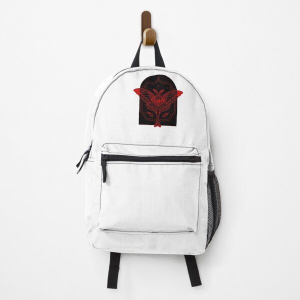 Item preview, Neon Red Moon Moth Gothic Alchemy Sketch designed and sold by Ideniquo.