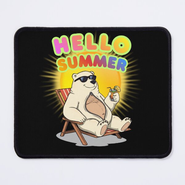 Item preview, Funny Polar Bear – Hello Summer Vacation Vibes designed and sold by MyMerryMary.