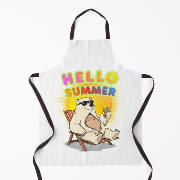 Item preview, Funny Polar Bear – Hello Summer Vacation Vibes designed and sold by MyMerryMary.