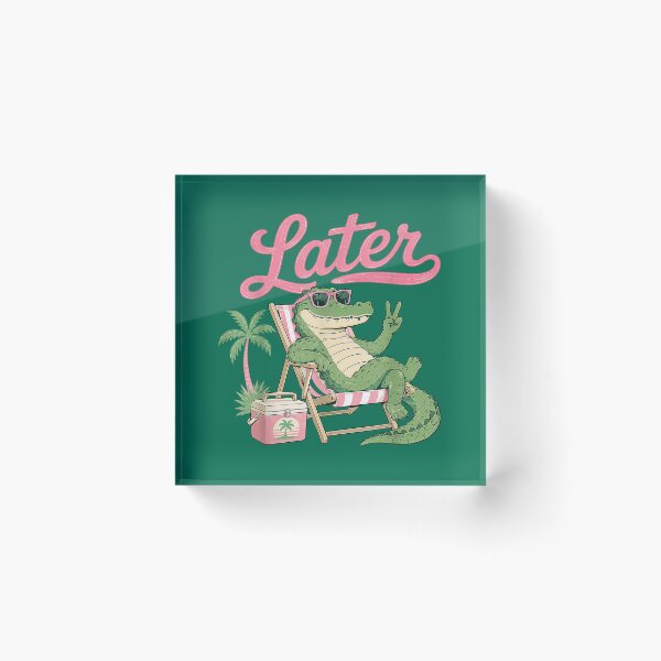 Item preview, Teacher Summer Alligator See You Later Last Day of School designed and sold by AliesKaruta.