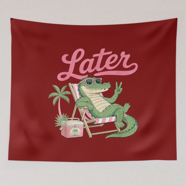 Item preview, Teacher Summer Alligator See You Later Last Day of School designed and sold by AliesKaruta.