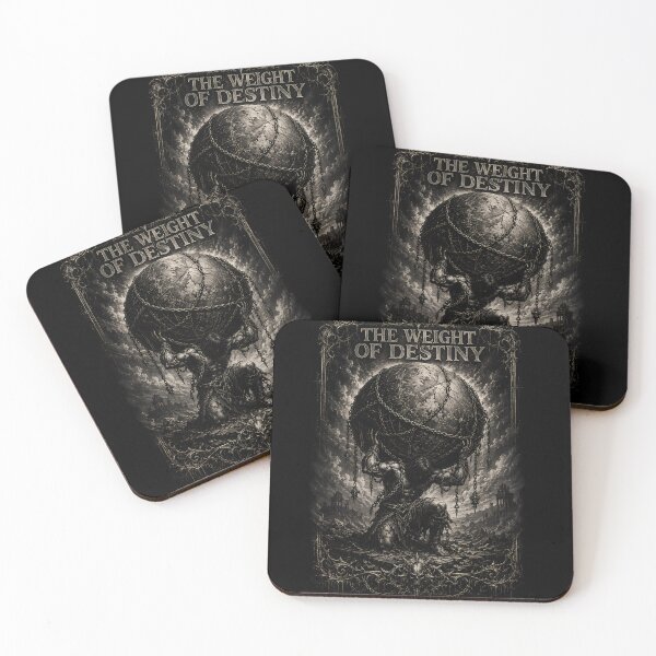Item preview, The Weight of Destiny | Dark Fantasy Atlas Artwork designed and sold by Strange man.