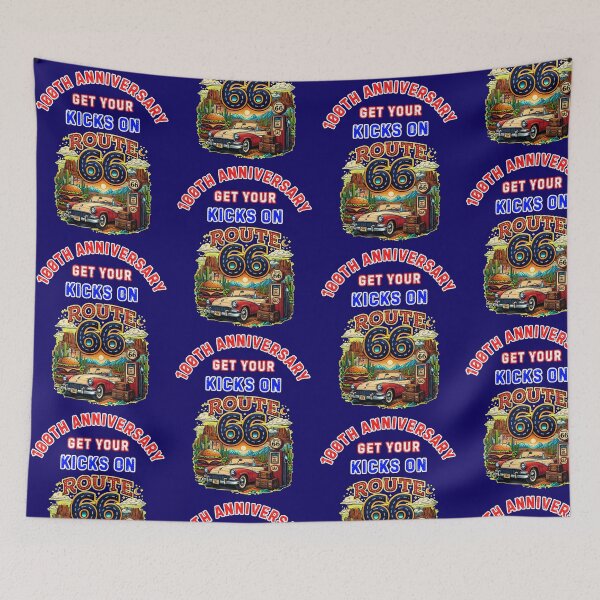 Item preview, Get Your Kicks On Route 66 100th Anniversary designed and sold by WoodburyLake.